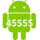 Aplicativo 45555 para Android