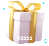 Receba seus bônus de boas-vindas no 45555